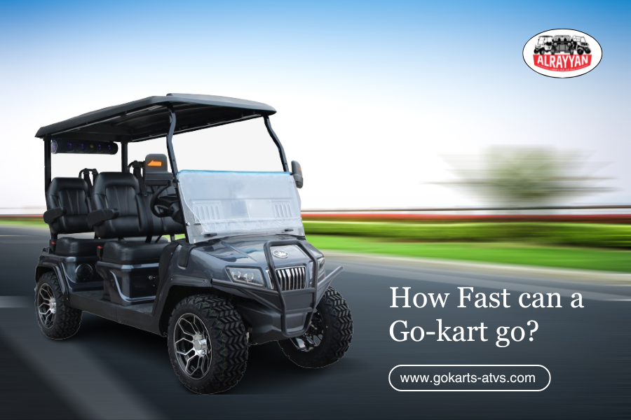 How fast can a go kart go. The golf cart speed